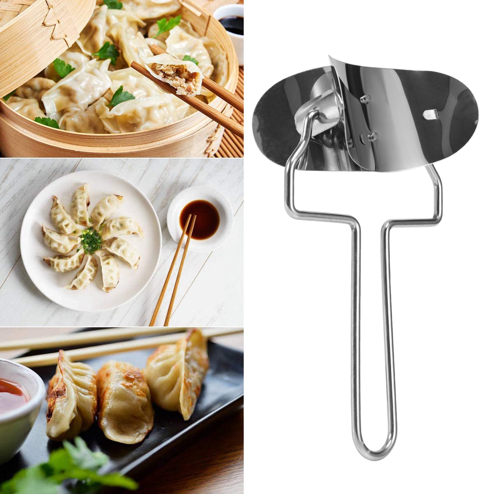 FAST-Dumplings Maker 8 Pcs, Pr - Dumpling Press Set ulasan dan harga