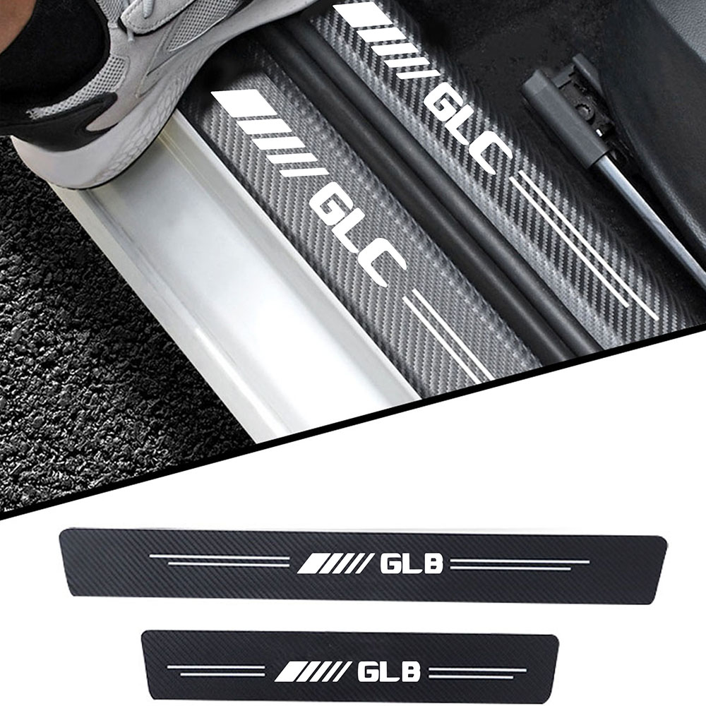 4pcs car Sticker door carbon l - Crepe Pan Carbon ulasan dan harga