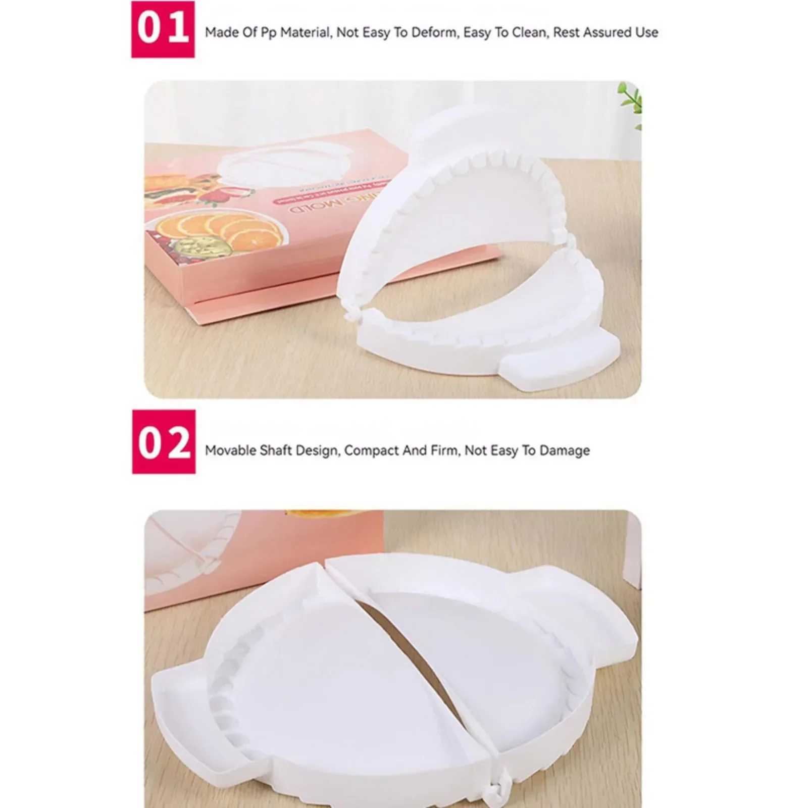 DIY Dumpling Mold Press Kitche - Dumpling Press Set ulasan dan harga