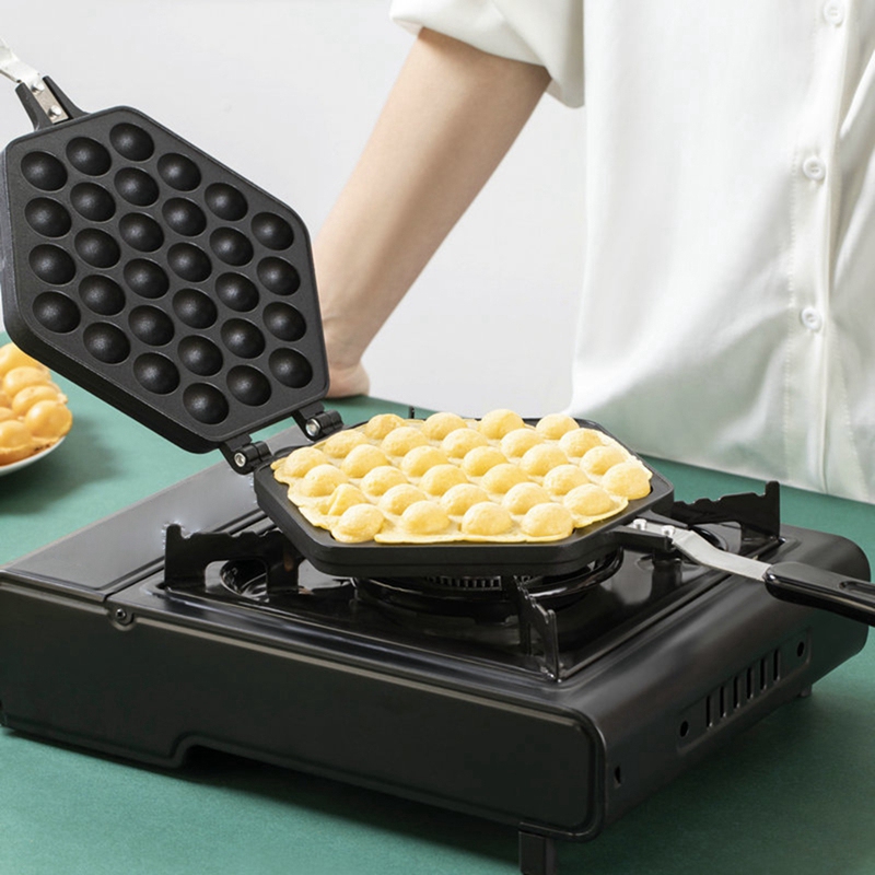 Egg Bubble Cake Baking Pan Mol - Egg Waffle Pan ulasan dan harga