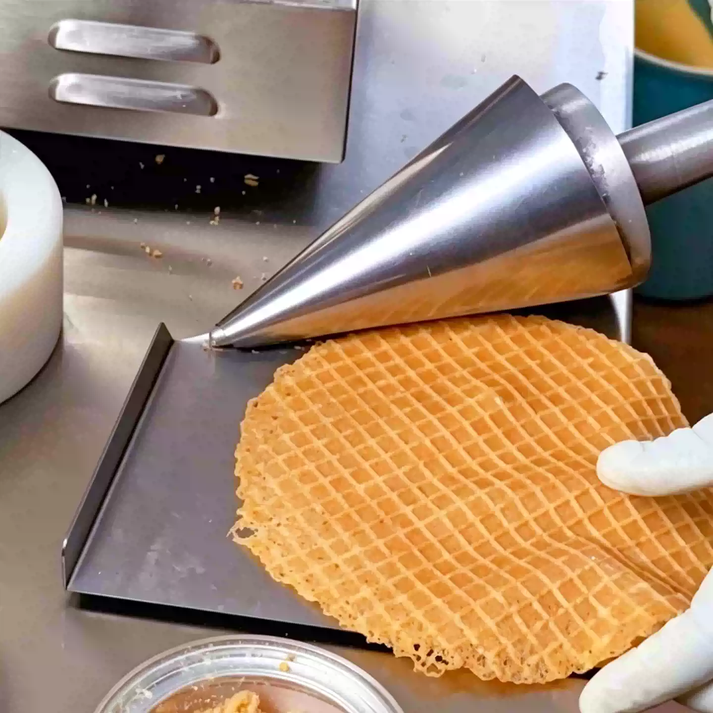 Manual Ice Cream Cone Maker Wa - Waffle Cone Maker ulasan dan harga