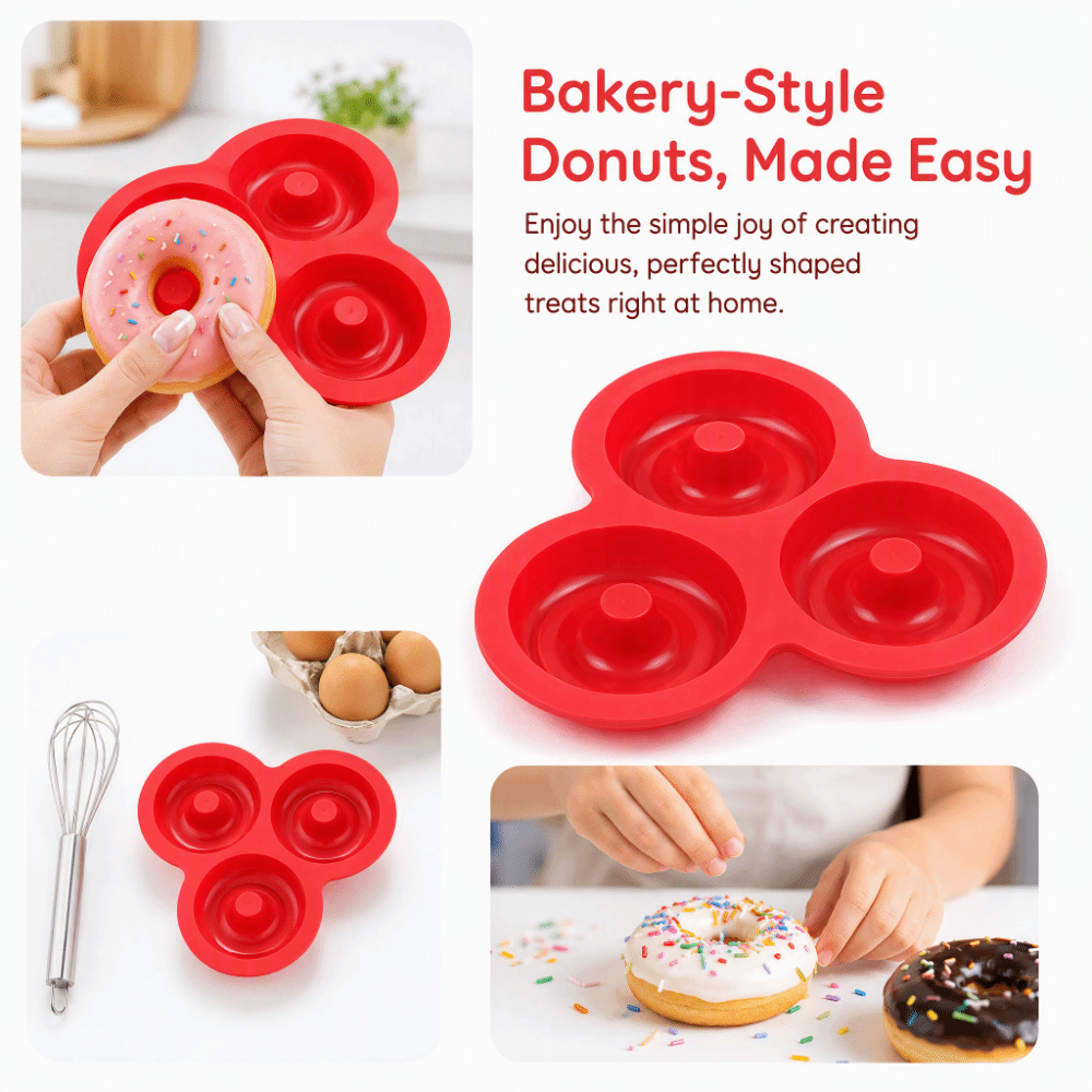 New Silicone Donut Mold Non-St - Donut Mold Silicone ulasan dan harga