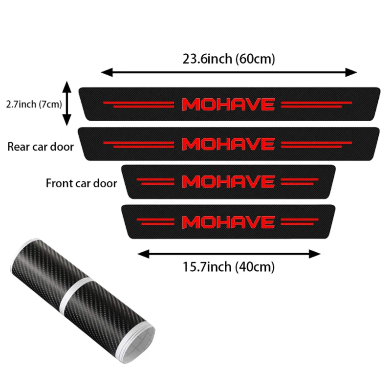 Car Door Sill Protector Plate  - Crepe Pan Carbon ulasan dan harga